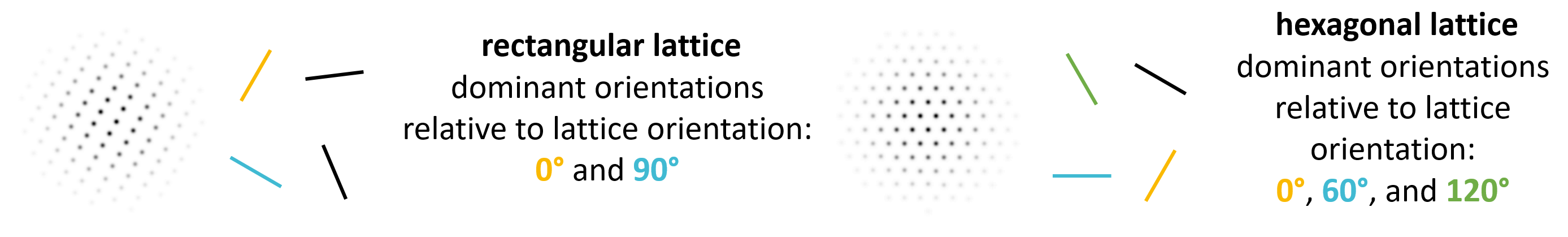 Aspect ratio of a multistable rectangular dot lattice.